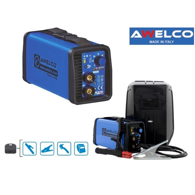 Image of Saldatrice INVERTER ad elettrodo 110 Amp Awelco - MIKRO 134