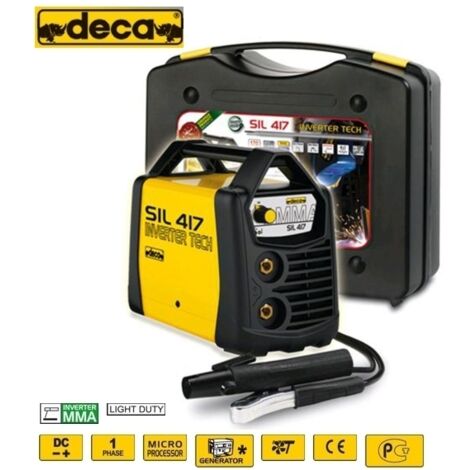 Saldatrice INVERTER ad elettrodo e TIG 170 Amp con valigetta e accessori Deca - SIL 417