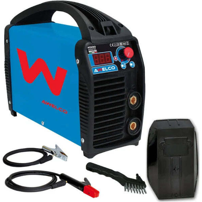 Saldatrice Inverter Awelco Mikro 164 10 140a 220v Valigia Ed Access...