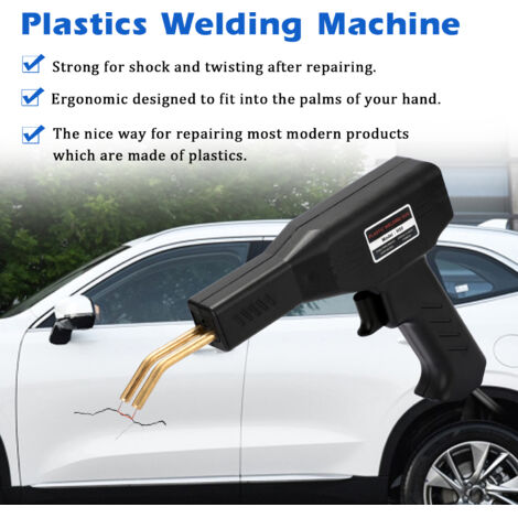 Saldatrice per plastica da garage, graffatrice a caldo per la riparazione di paraurti auto in PVC
