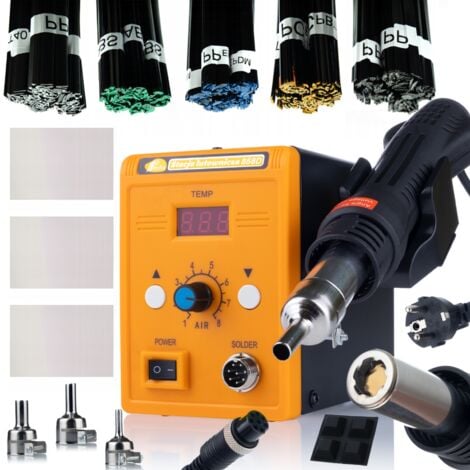 AUTRES Saldatrice per plastica Rosfix 858D + Set di leganti da 500 g e 3 reti per saldatura di plastica