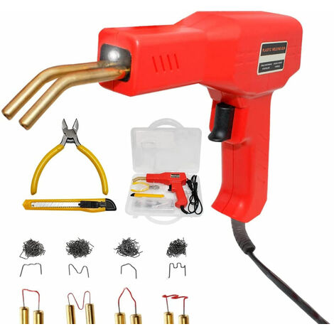 Saldatrice Plastica Calda 50W Kit Riparazione Paraurti Auto Con Graffette