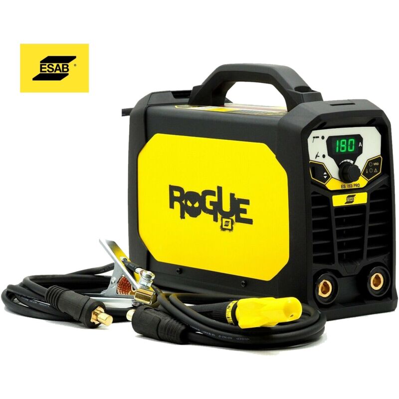 Esab - saldatrice inverter mma rogue es 180I pro tecnologia pfc