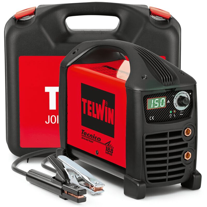 Telwin Saldatrice Inverter Elettrodo Mma Tig Tecnica 188 Mpge Per G...