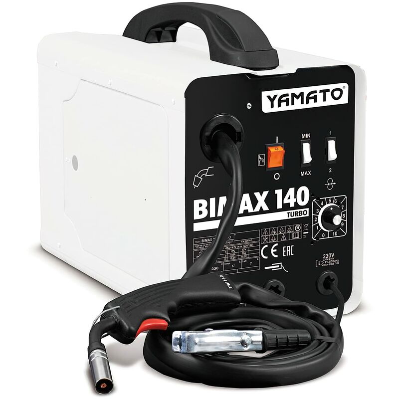 Image of 821076 Bimax 140 Turbo Saldatrice a Filo Flux e Mig-Mag, 230 v, Bimax 140, Bianco - Telwin