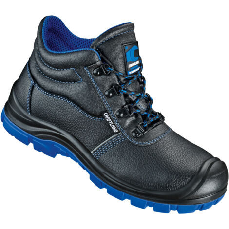 SALDUS Schnürstiefel CRAFTLAND® Schwarz/Blau EN ISO 20345 S3 SRC Gr.45