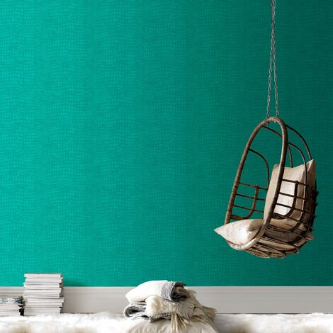 main image of "Sale Special Boutique Crocodile Turquoise Wallpaper (Was £25)"