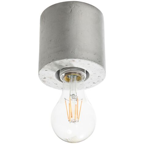 SALGADO ceiling lamp in concrete
