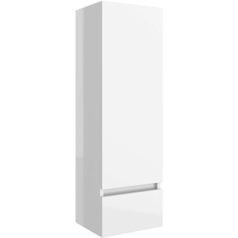 

Módulo INFINITY 1 puerta 1 cajón BLANCO BRILLO 30 x 94 x 24 cm - Blanco brillo