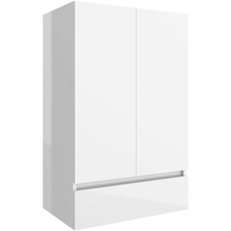 

Módulo INFINITY 2 puertas 1 cajón BLANCO BRILLO 60 x 94 x 24 cm - Blanco brillo