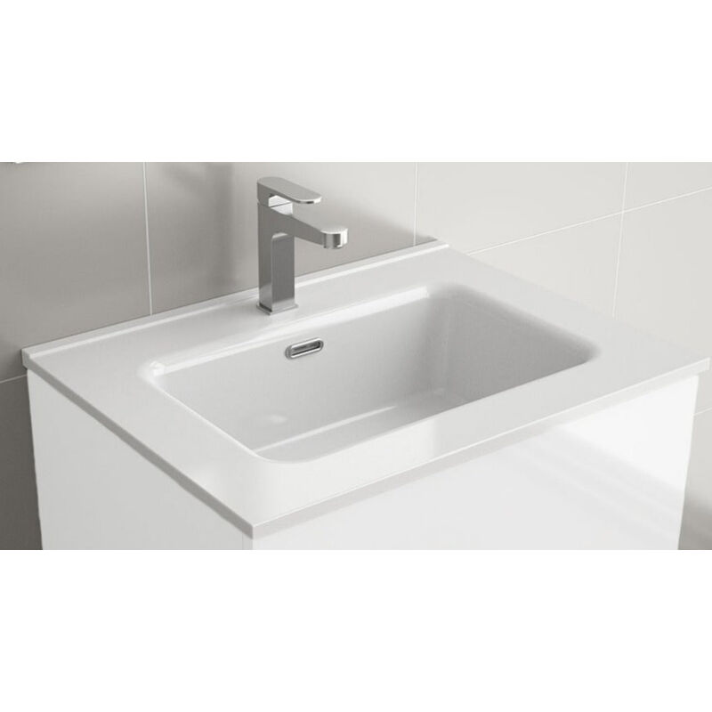

CONSTANZA Lavabo Encimera Porcelana Blanco - Medida: 100 CMS - Salgar