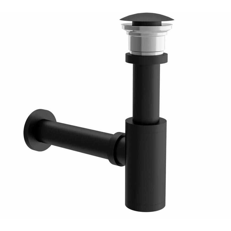 

26985 VINCI Sifón con Válvula Click Clack Color Negro Mate - Salgar
