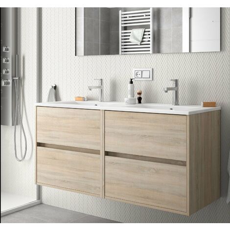 SALGAR 85092 NOJA Mueble+Lavabo 120 Roble Caledonia