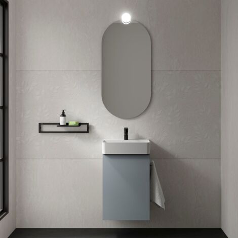 Salgar Badezimmermöbel AIDA 440 1 Tür mit Soft-Close BLUE FOG 440 x 263 x 620 mm