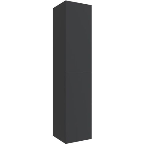 Salgar Hochschrank wandhängend ALLIANCE 2 Türen links/rechts mit Drucköffner ANTHRAZITGRAU MATT 350 x 1600 x 349 mm