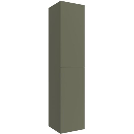 Salgar Hochschrank wandhängend ALLIANCE 2 Türen links/rechts mit Drucköffner GREEN FOREST 350 x 1600 x 349 mm