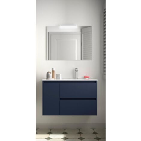 Salgar Noja Komplett-Set 850 2 Schubladen - Tür links Blue Satin