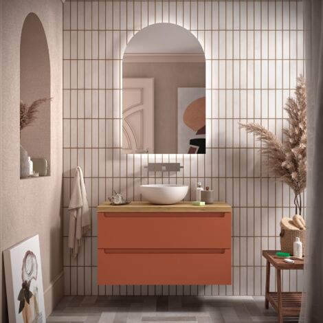 Salgar Schrank MONTERREY 1000 2 Metallauszug TERRACOTA 997 x 540 x 450 mm