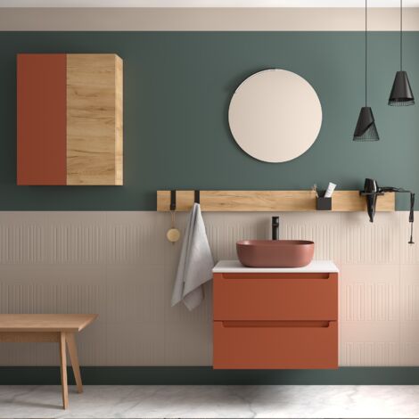 Salgar Schrank MONTERREY 600 2 Metallauszug TERRACOTA 598 x 540 x 450 mm