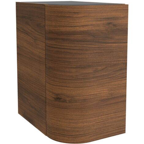Salgar Schrankelement wandhängend ALLIANCE 300 links / rechts 1 geschwungene Tür zum Öffnen mit Pushsystem NUSSBAUM MAYA 300 x 540 x 450 mm