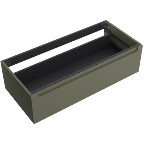 Salgar Schrankelement wandhängend MONTERREY 1000 1 Metallschublade mit Softeinzug GREEN FOREST 997 x 270 x 450 mm