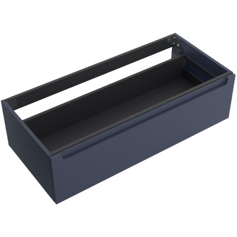 Salgar Schrankelement wandhängend MONTERREY 1000 1 Metallschublade mit Softeinzug NIGHT BLUE 997 x 270 x 450 mm