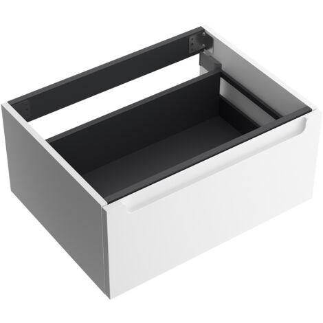 Salgar Waschtischunterschrank MONTERREY 600 1 Metallschublade mit Softeinzug WHITE COTTON 598 x 270 x 450 mm