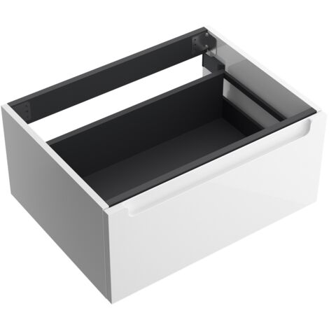 Salgar Waschtischunterschrank  MONTERREY 800 1 Metallschublade mit Softeinzug WHITE COTTON 797 x 270 x 450 mm