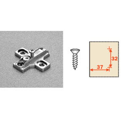 SALICE BASETTA REG PER CERNIERE B2R3E09  H 0- 50,0 pz