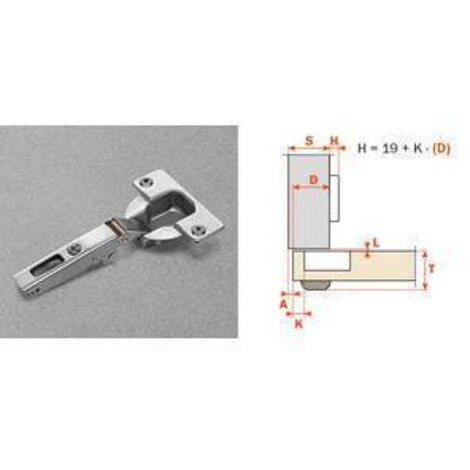 SALICE CERNIERA AUTOMATICA CNA7A99 COLLO  0 - 50 pezzi
