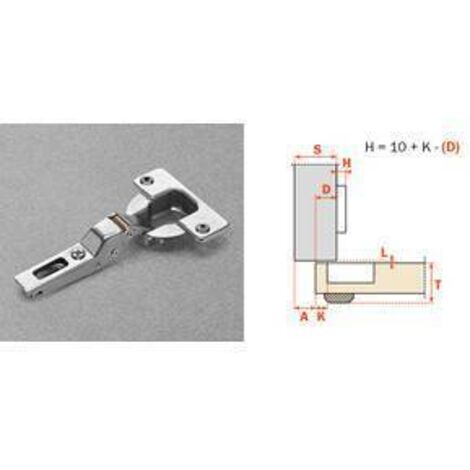 SALICE CERNIERA AUTOMATICA CNA7A99 COLLO  9 - 25 pezzi