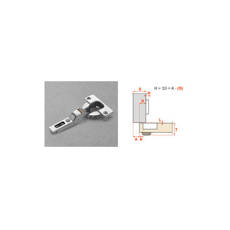 SALICE CERNIERA AUTOMATICA CNA7G99 COLLO  9- 25,0 pz