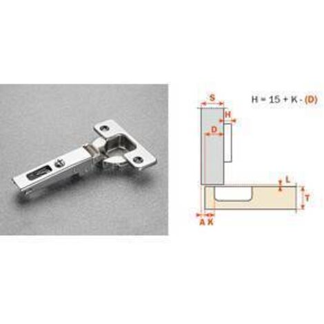 SALICE CERNIERA C2A6A99 F35 COLLO BASSO 0 110 GRADI