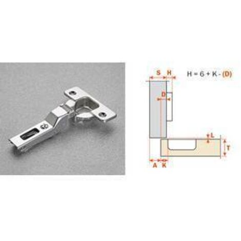 SALICE CERNIERA C2A6G99 F35 COLLO MEDIO 9 110 GRADI