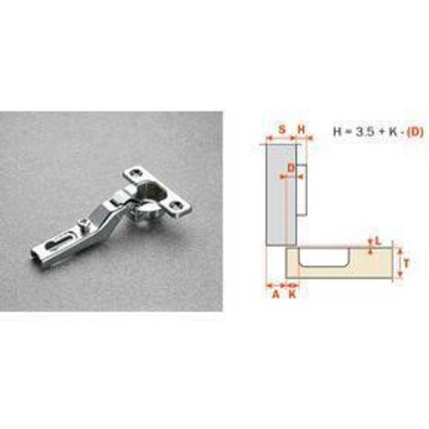 SALICE CERNIERA MINI C6A7L99 COLLO ALTO 18 - 25 pezzi