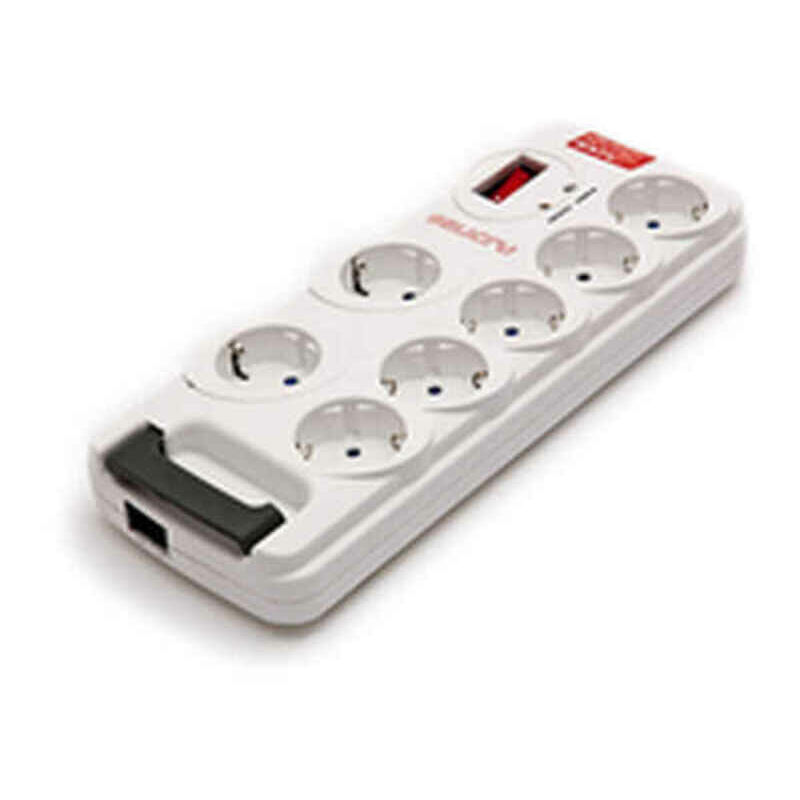 

Regleta 7 Tomas Schuko Con Interruptor Aelreg0051 680ab-06 Rj11 2300w - Salicru