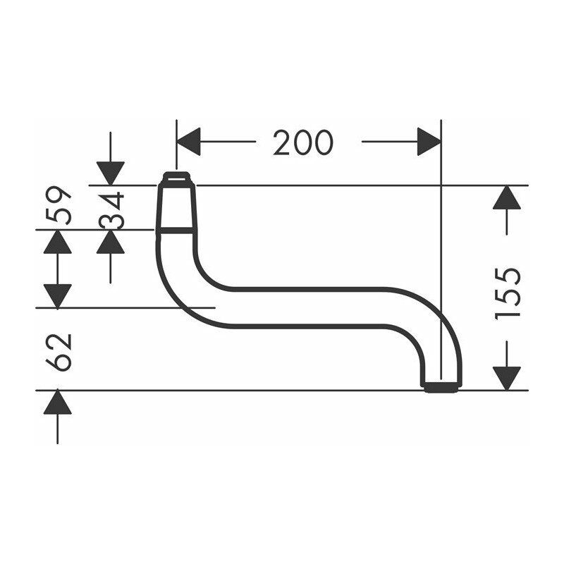 

Hansgrohe - Salida HG 200mm f Spü-Mi Wd-Mon cromo