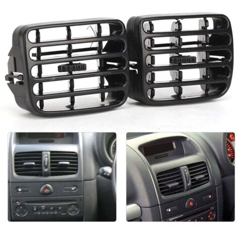 salidas de aire negras para el panel central del Clio MK2 (1998-2006)