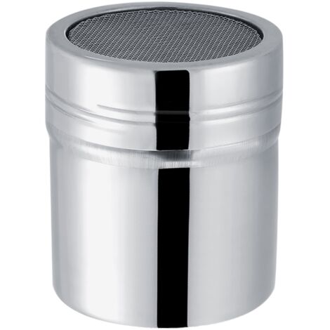 Salière Bouteille de Condiments de Pot d'épices avec Couvercle pour Outil de Café d'épices de Cuisine(S) Saupoudreuses en Acier Inoxydable Jars and Storage Jars and Storage