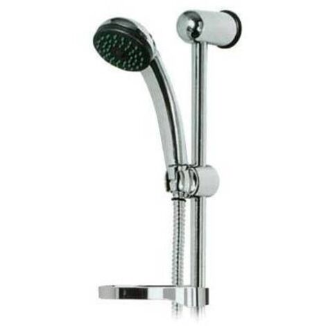SALISCENDI DOCCETTA 1 GETTO JET - ABS CROMATO TUBO MM 25 + FLEX CM 150 + D.MM 70 - 1 pezzo