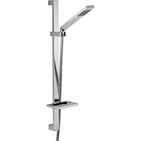 Saliscendi doccia con portasapone Paffoni Level  ZSAL079CR  Cromo