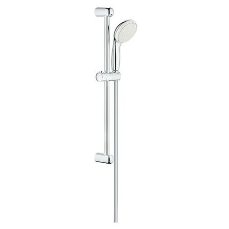 GROHE RELEXA CHAMPAGNE - SET ASTA DOCCIA SOFFIONE A 4 GETTI