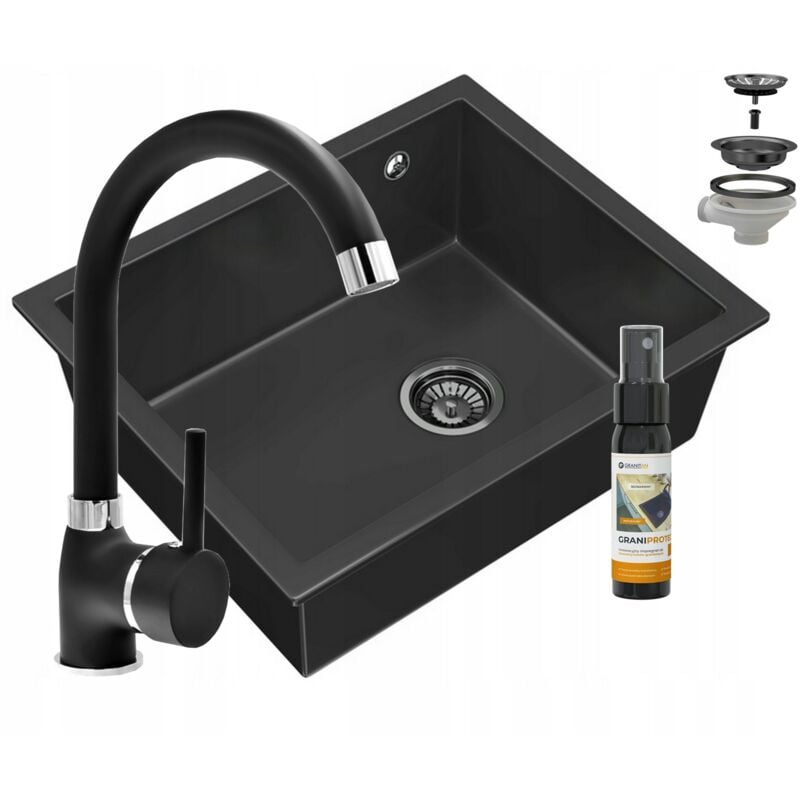 Salix évier sous plan en granit