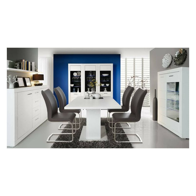 Salle à manger complète snow blanc
