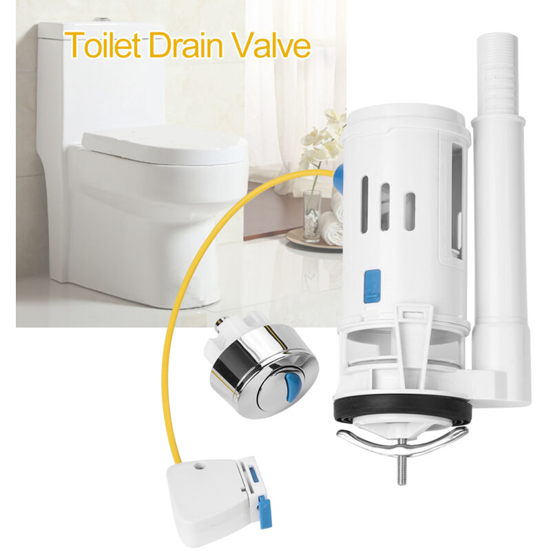 Salle de bain et WC WC et accessoires Chasse d'eau de WC Réservoir de chasse d'eau (3369)，Accessoire pour réservoir d'eau avec bouton-poussoir pour