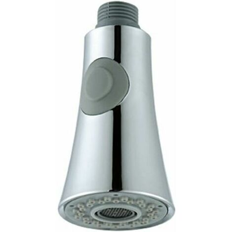 Salle de bain moderne robinet de cuisine Pull-retractable Tête universelle 1/2-pouces tête de robinet Pièce de rechange, chrome poli GDRHVFD
