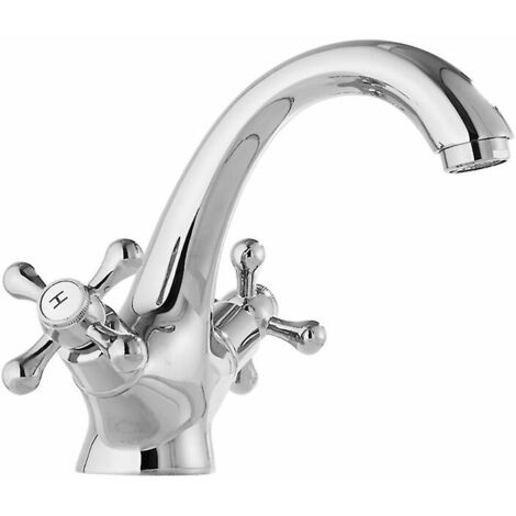 Salle de bain Récipient Lavabo Robinet Double Poignée Deux Boutons Mitigeur Lavabo Robinet Cisea