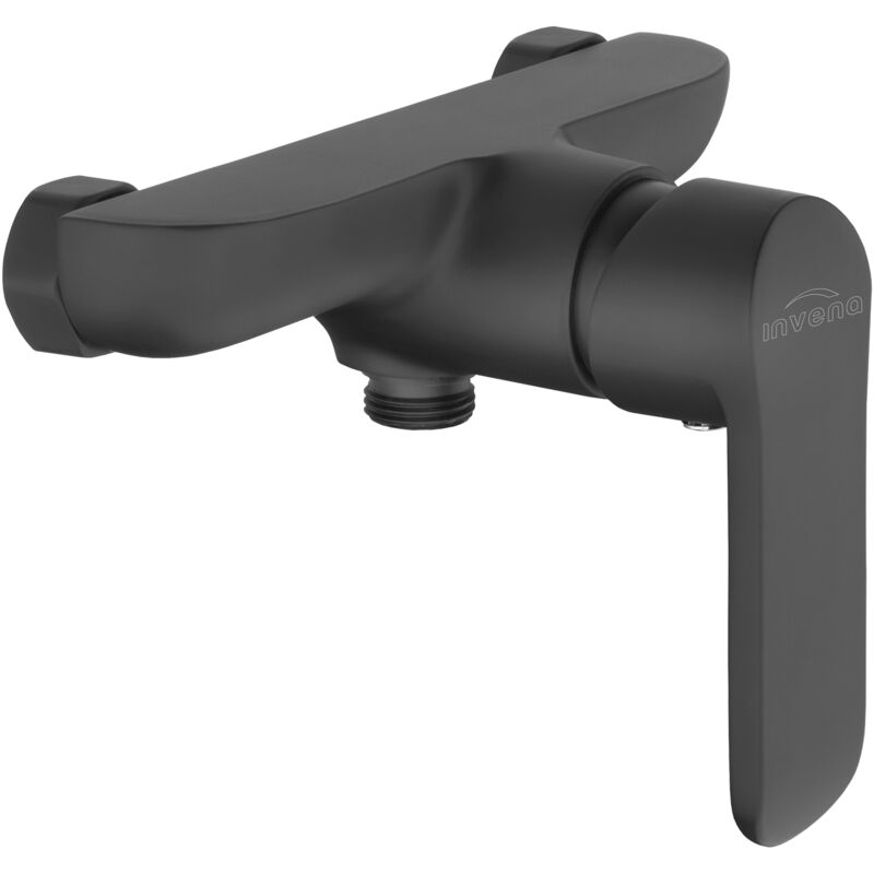 Mitigeur de douche monocommande noir Siros