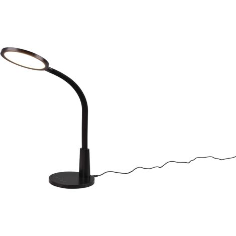SALLY LAMPADA DA STUDIO LED 8,4W 830lm, 4000K NERA FLESSIBILE CON CONTROLLO TOUCH MULTIFUNZIONE E TIMER H. 36CM