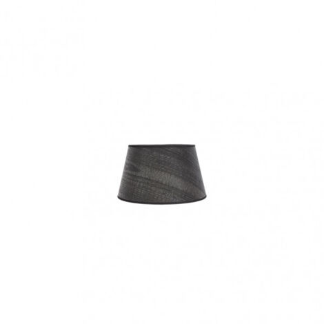 Salma Paralume E27 Legno Nero 15dx12dx13h Aperto Conico